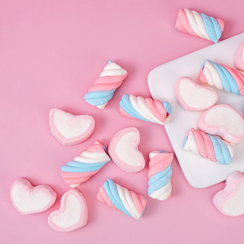 麻花夹心棉花糖